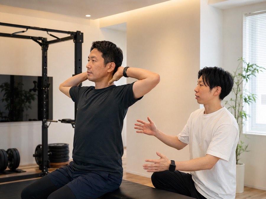 一般的な整体施術シーン